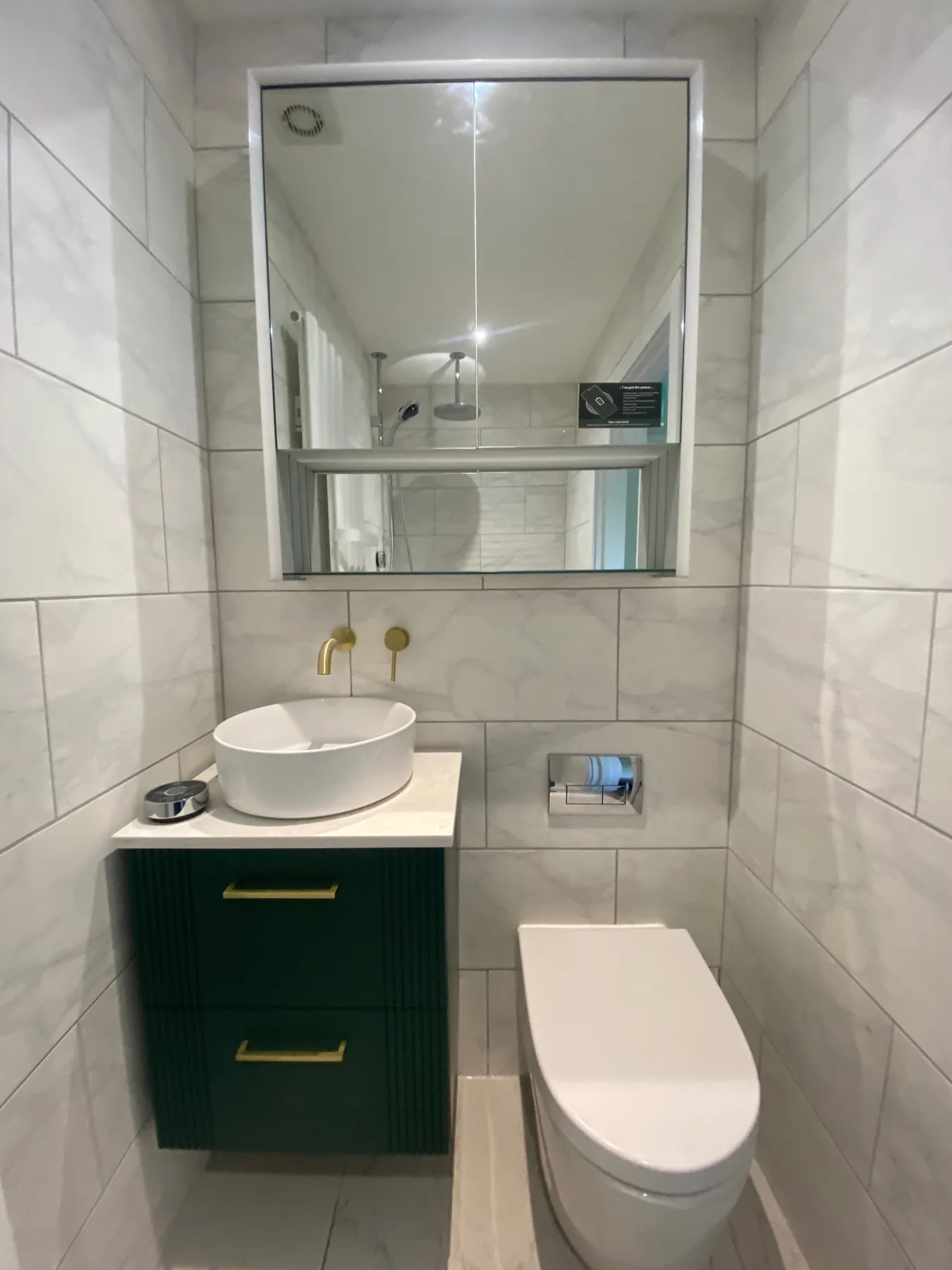 Finished bathroom
