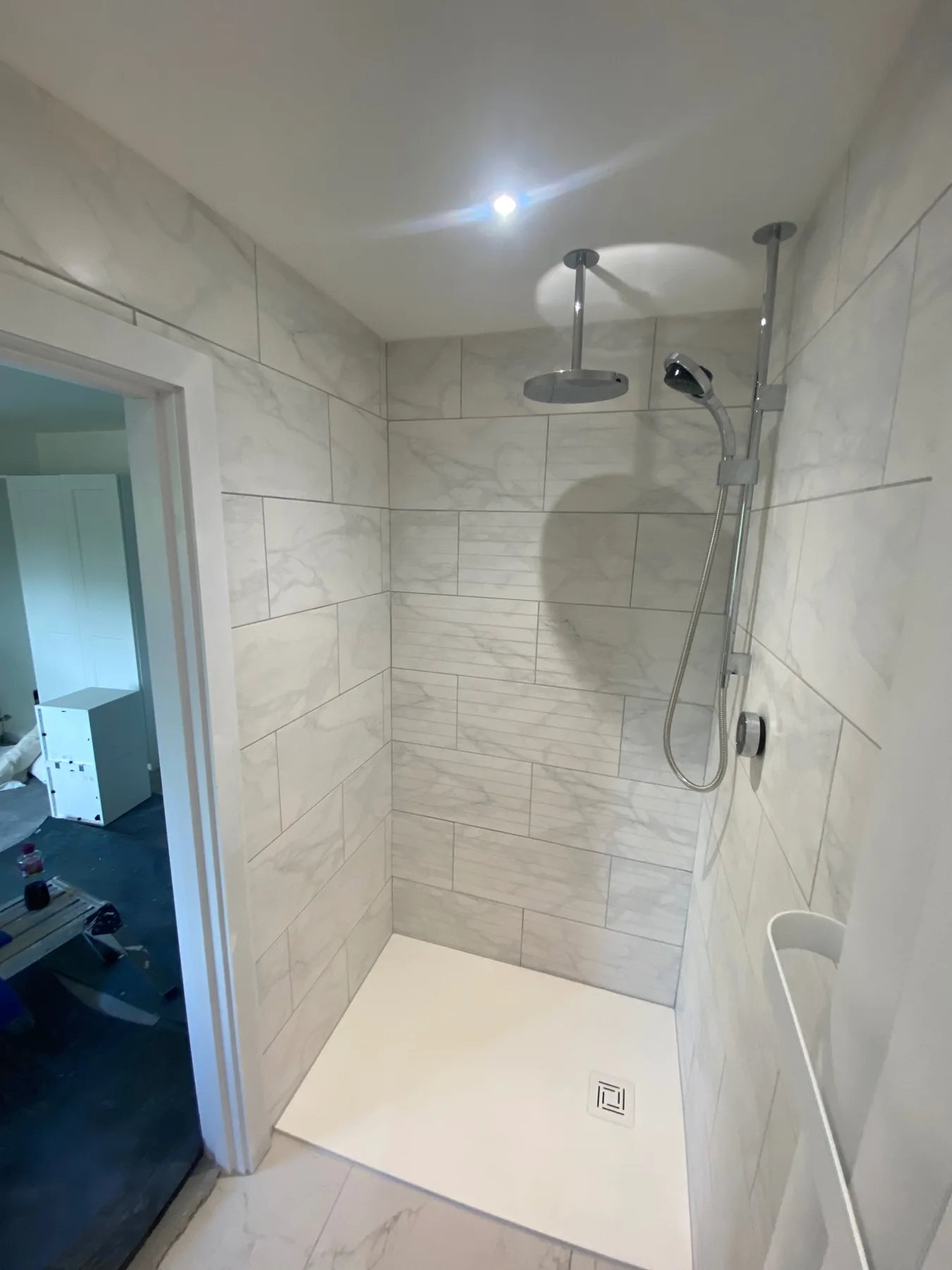 Finished shower room
